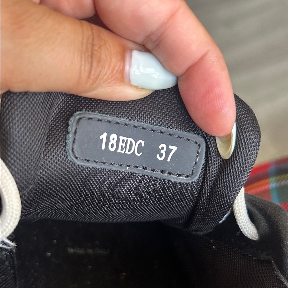 Dior Cream Sneakers with Orange Soles B22 sneakers Unisex sz 37 - Picture 15 of 16